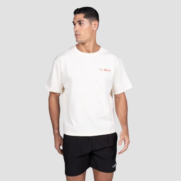 Budapest póló Cream - GymBeam M