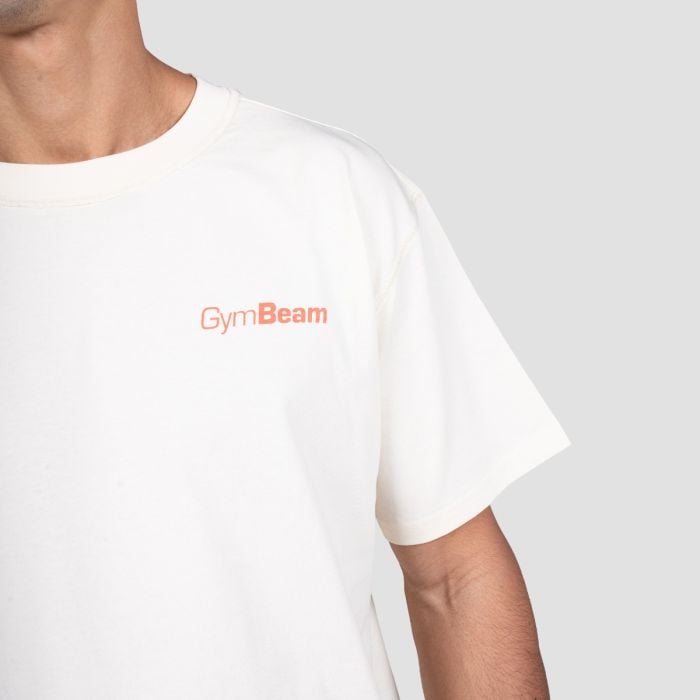 Budapest póló Cream - GymBeam M