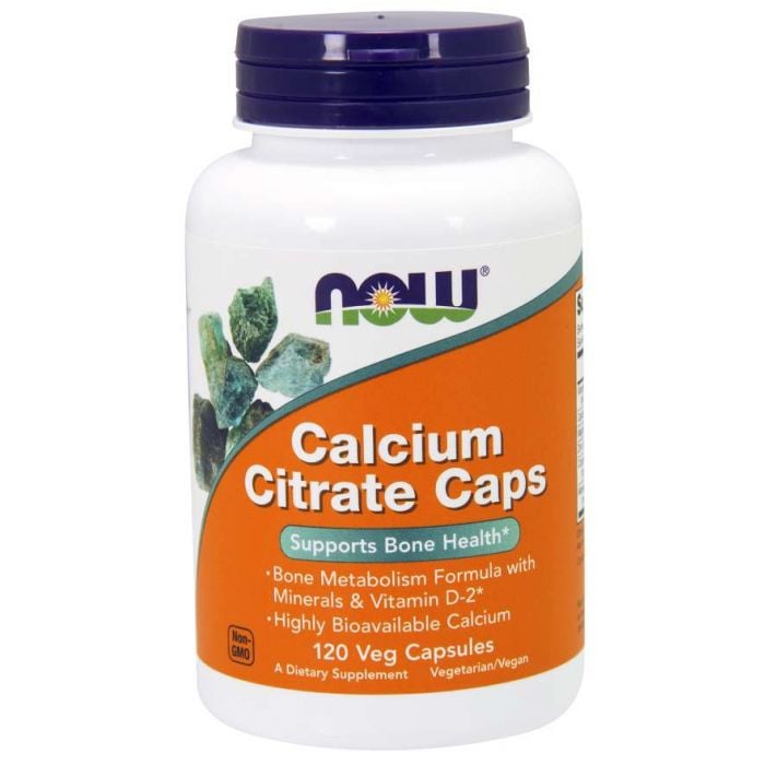 Calcium Citrate 120 caps - NOW Foods

