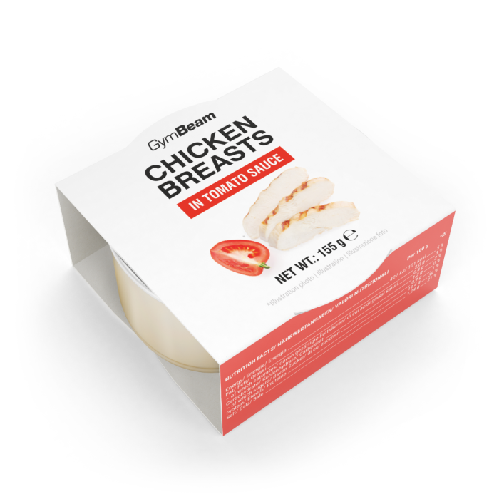 Csirkemell paradicsomszószban - GymBeam 155 g
