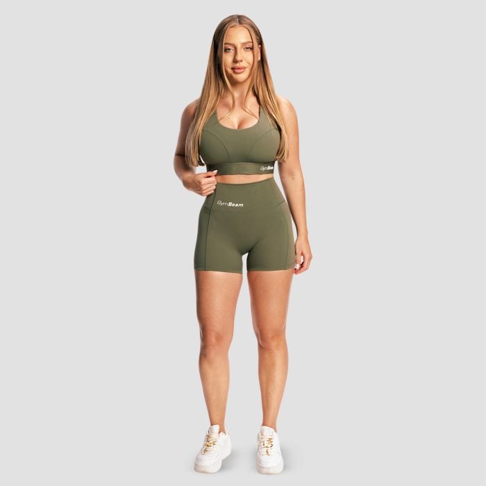Combat sportmelltartó Olive Grey - GymBeam M