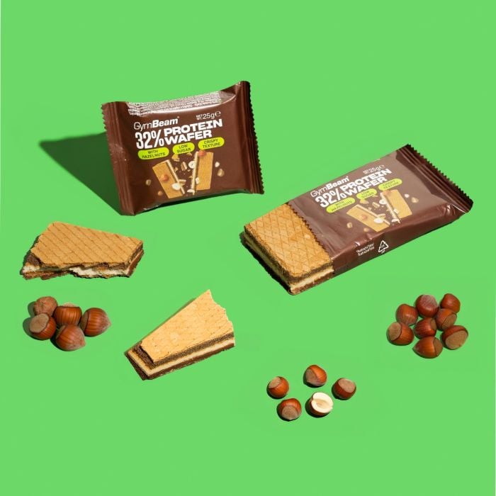 32% Protein Wafer - GymBeam 25 g - 00