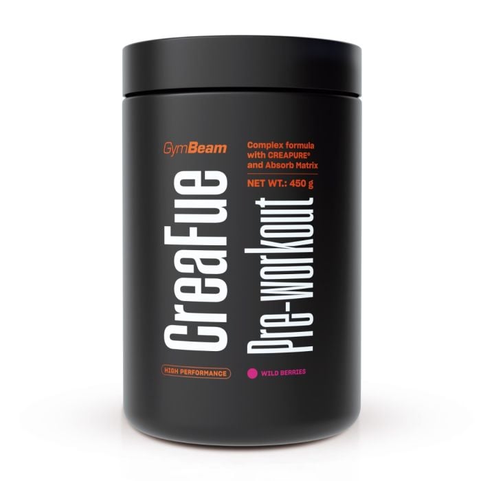 CreaFue Pre-workout - GymBeam 450 g - erdei gyümölcs
