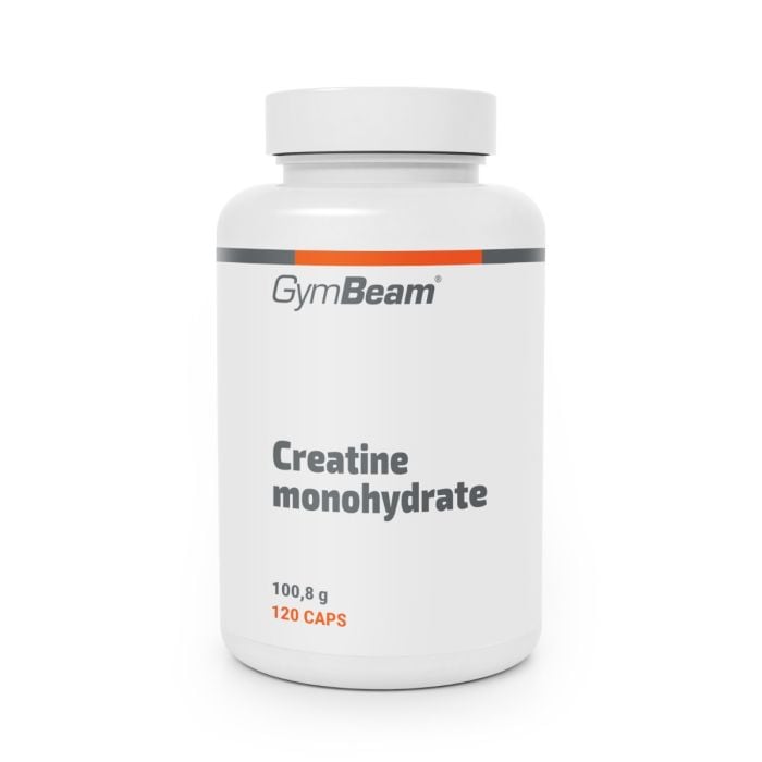 Creatine monohydrate - GymBeam 120 caps - 01