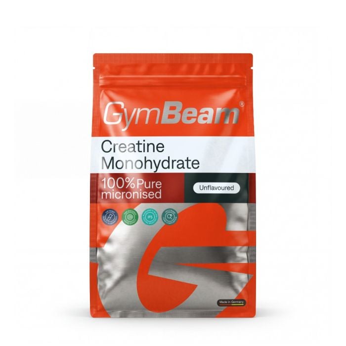 100% Mikronizált Kreatin-monohidrát - GymBeam 250 g - ízesítetlen - 01