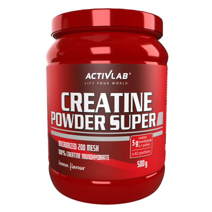 Kreatin por Super 500 g - ActivLab 500 g - narancs