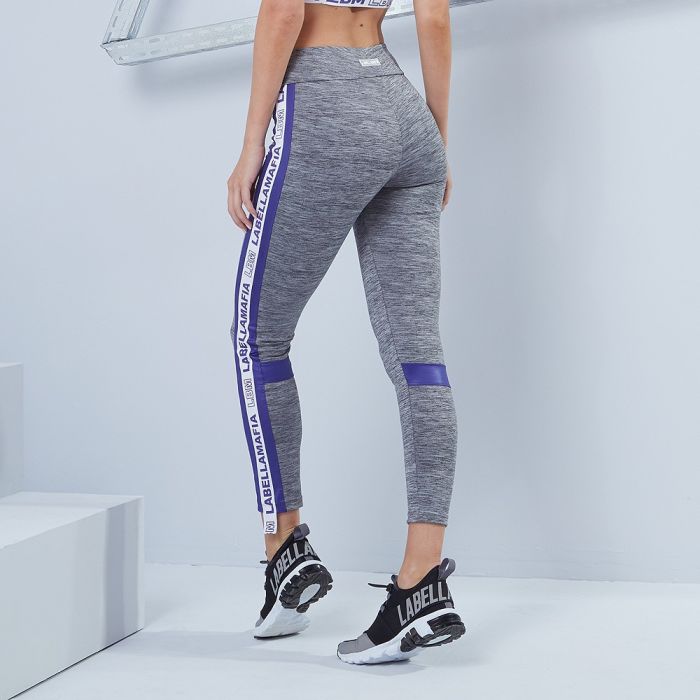 Color Block Heather Gray női leggings - LABELLAMAFIA M