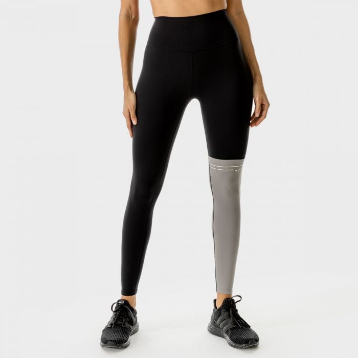Women's leggings LAB360º Colour Block Black Titanium - SQUATWOLF