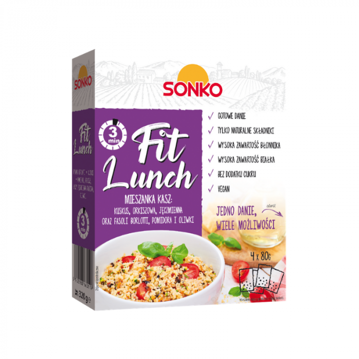 Fit Lunch mix of groats with borlotti beans - SONKO
