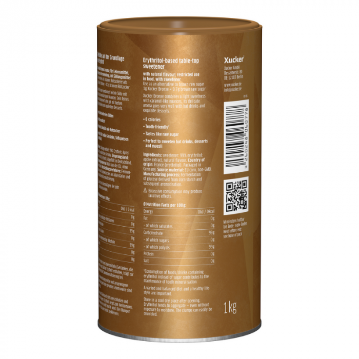 Bronxe eritrit 1000 g – Xucker single_variáns