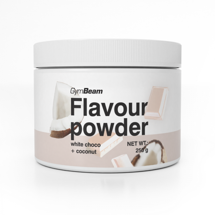 Flavour Powder – GymBeam 250 g - mogyoróvaj-karamell