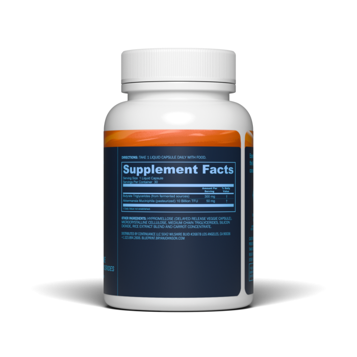 Essential Microbiome - Blueprint by Bryan Johnson 30 caps