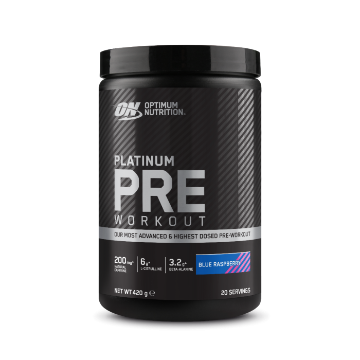 PLATINUM Pre Workout - Optimum Nutrition 420 g - kékmálna