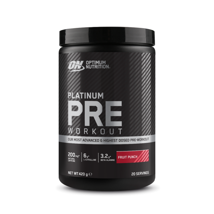 PLATINUM Pre Workout - Optimum Nutrition 420 g - kékmálna