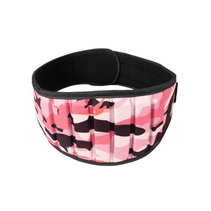 Pink Camo női fitnesz öv – GymBeam XS