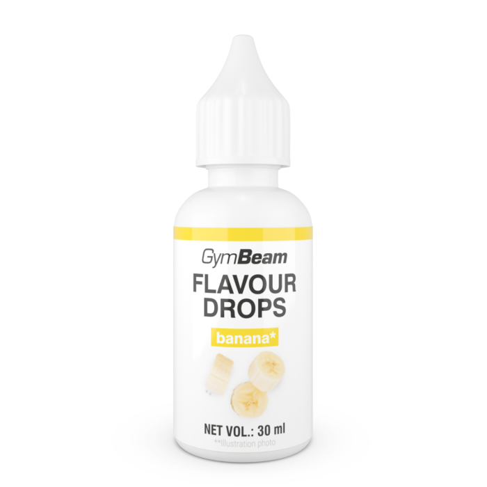 Flavour Drops - GymBeam 30 ml - banán