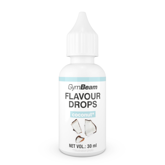 Flavour Drops - GymBeam 30 ml - kókusz