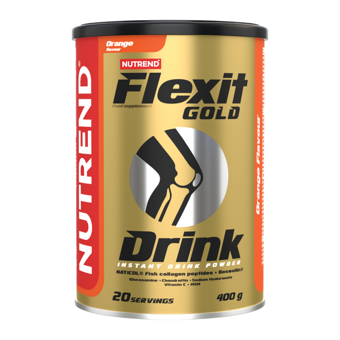 Flexit Gold Drink – Nutrend 400 g - narancs
