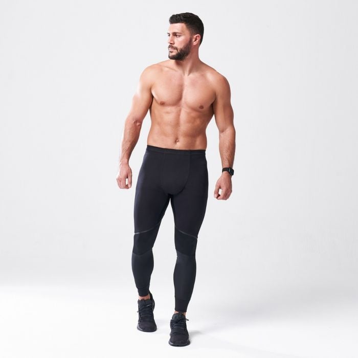 Exo Lift funkcionális férfi leggings Black - SQUATWOLF 