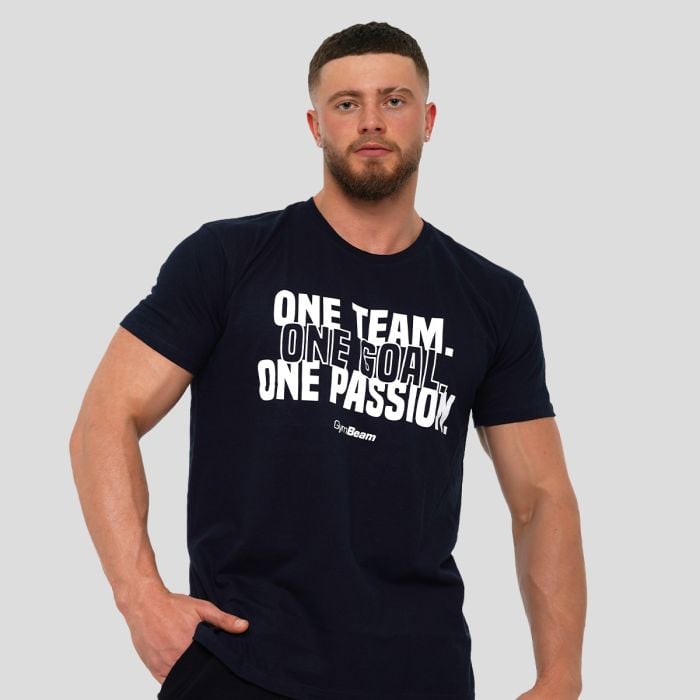 One Team T-shirt Navy - GymBeam
