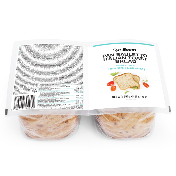 Olasz toast kenyér - GymBeam 350 g