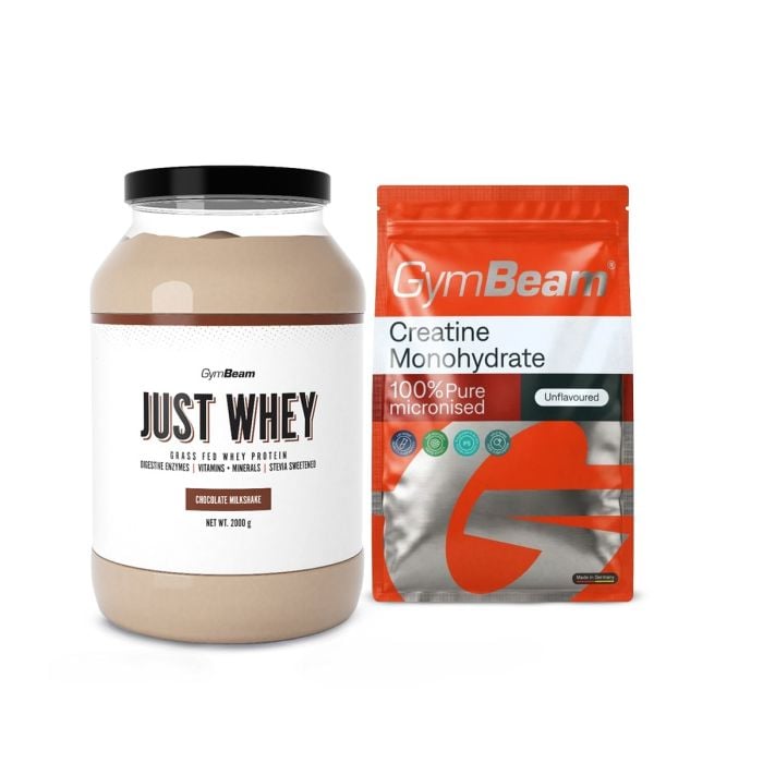 Just Whey Grass-Fed Protein – GymBeam 1000 g - csokis shake - 00