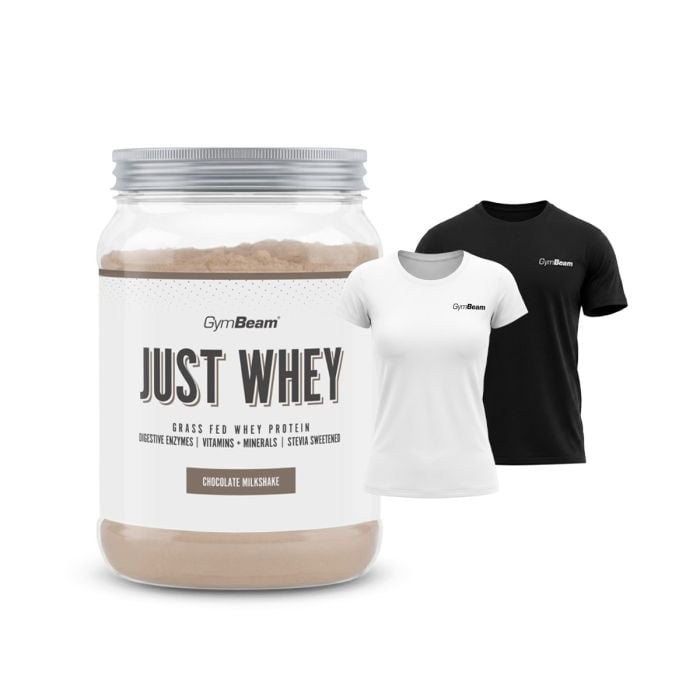 Just Whey Grass-Fed Protein – GymBeam 1000 g - csokis shake - 00
