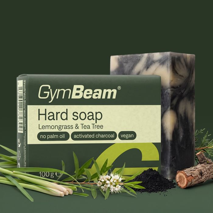 Lemongrass & Tea tree oil kemény szappan 100 g - GymBeam single_variant