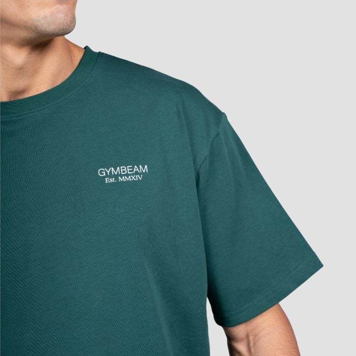 Lifting Heavy póló Forest - GymBeam XXL
