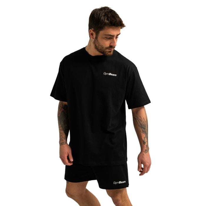 Limitless Oversized póló Black - GymBeam L