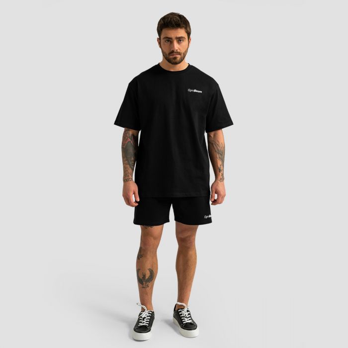 Limitless Oversized póló Black - GymBeam L