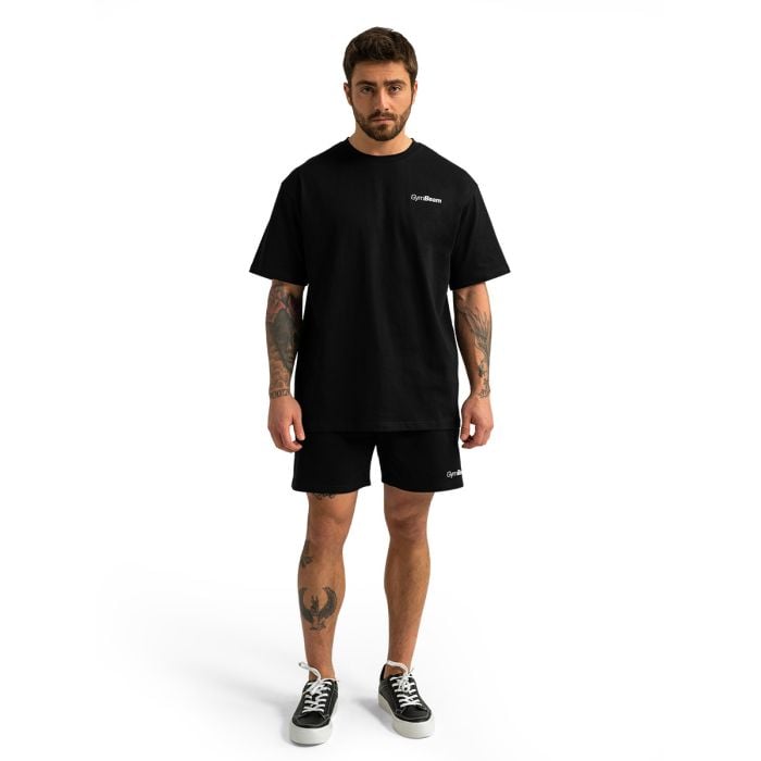 Limitless Oversized póló Black - GymBeam L