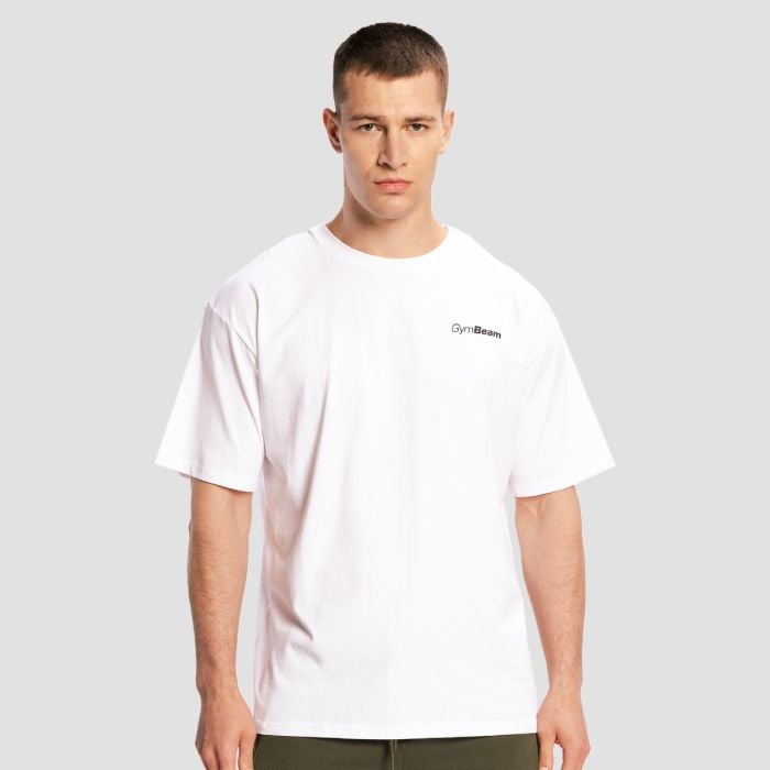 Limitless Oversized póló White - GymBeam M