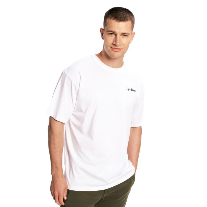 Limitless Oversized póló White - GymBeam M