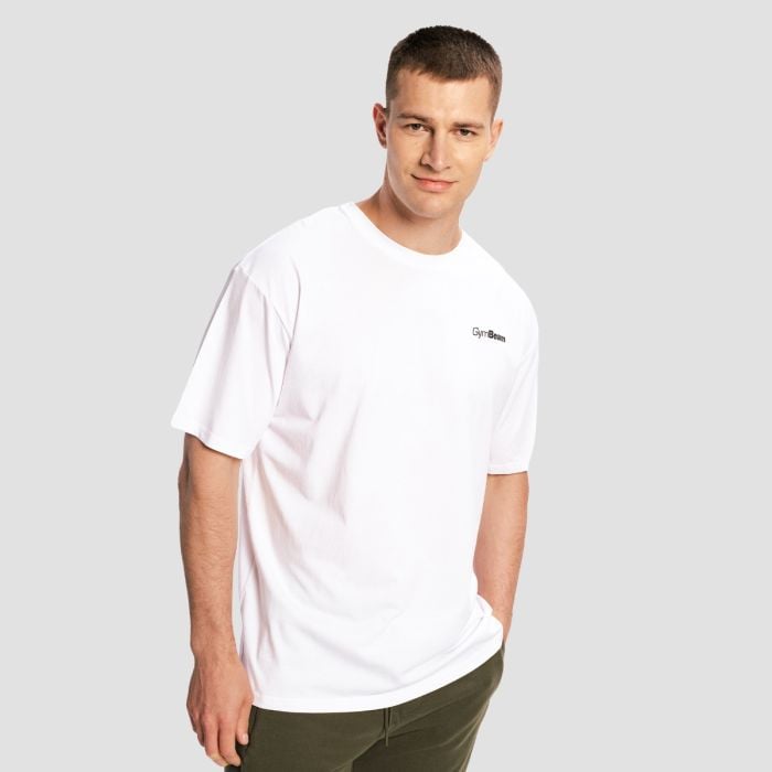 Limitless Oversized póló White - GymBeam M