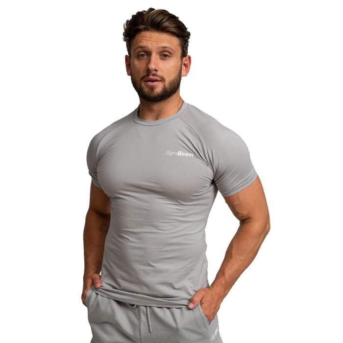 TRN Fitted póló Grey – GymBeam L