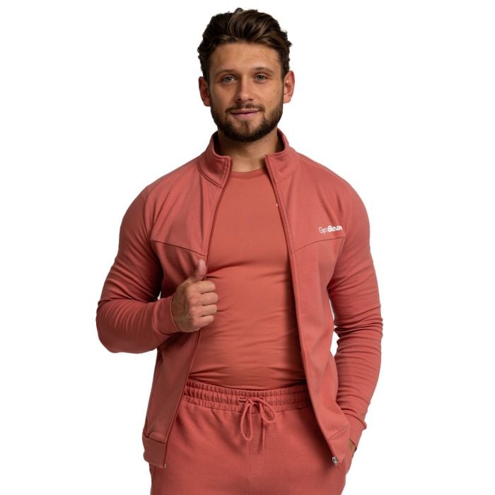 Limitless cipzáras pulóver Cinnamon - GymBeam XXXL