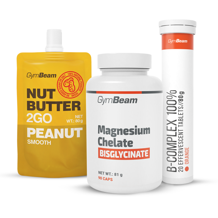 Magnézium-kelát (biszglicinát) - GymBeam + ajándékok 180 kapsz.