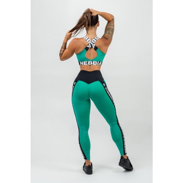 ICONIC Medium Support sportmelltartó Green - NEBBIA XS