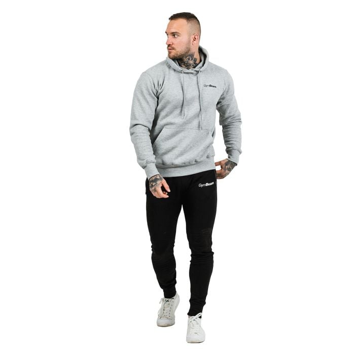 Athlete Grey Black pulóver - GymBeam XL