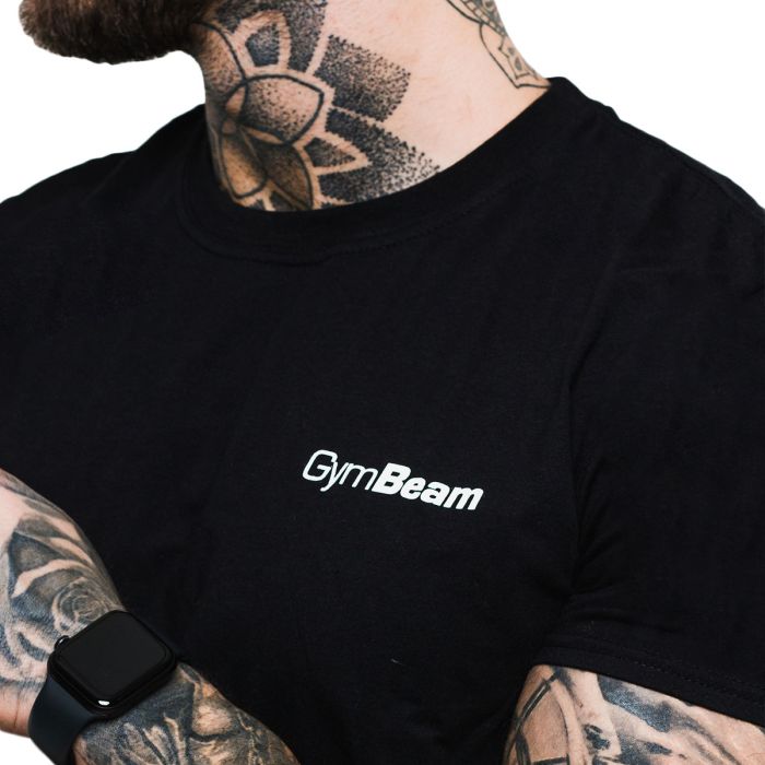 Basic póló Black - GymBeam L