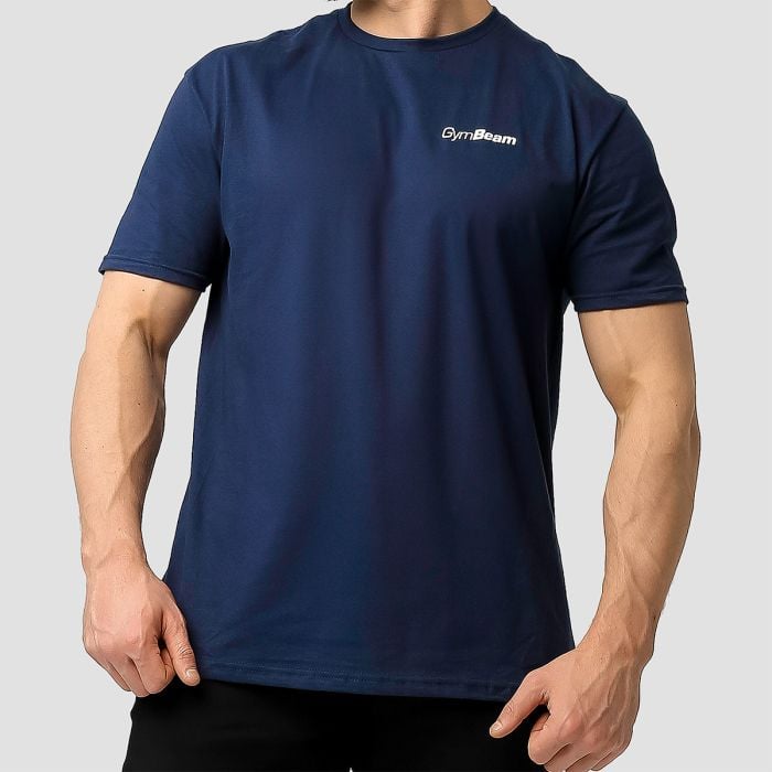 Basic póló Navy Blue - GymBeam L