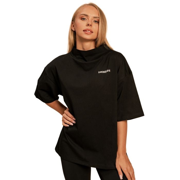 Bliss Oversized női felső Black - BeastPink M
