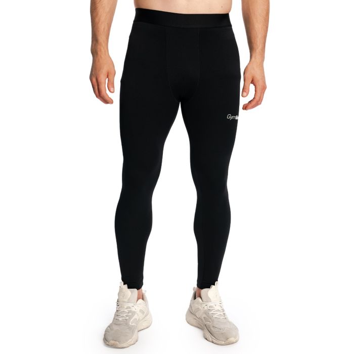 Combat férfi leggings Black - GymBeam L