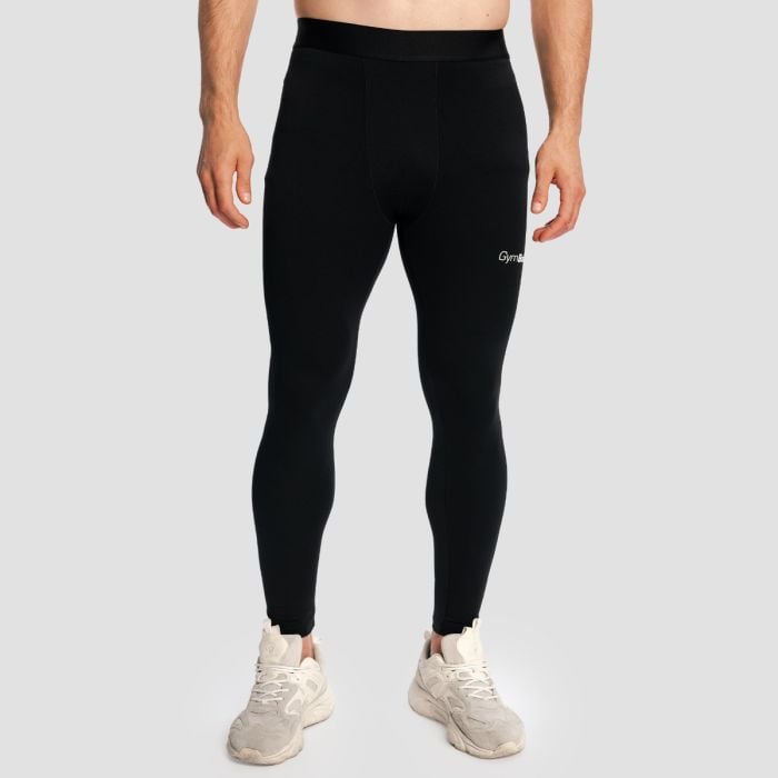 Combat férfi leggings Black - GymBeam L
