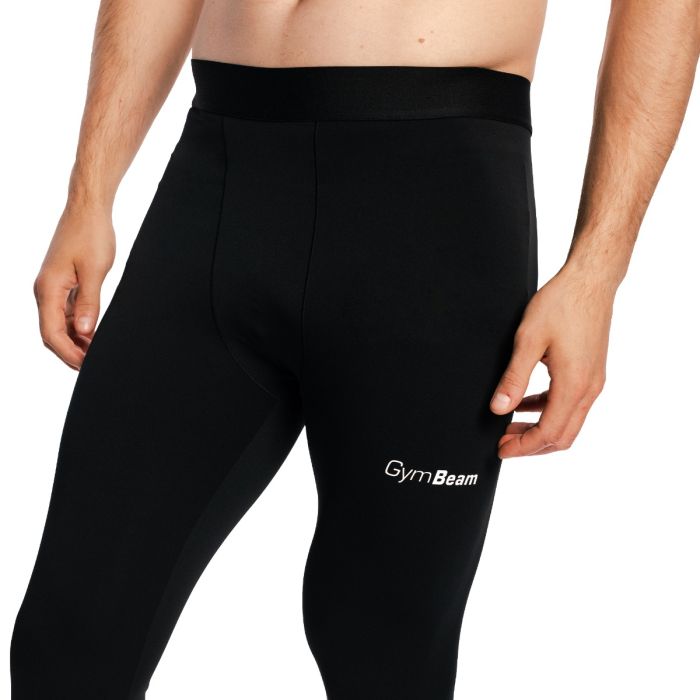 Combat férfi leggings Black - GymBeam L