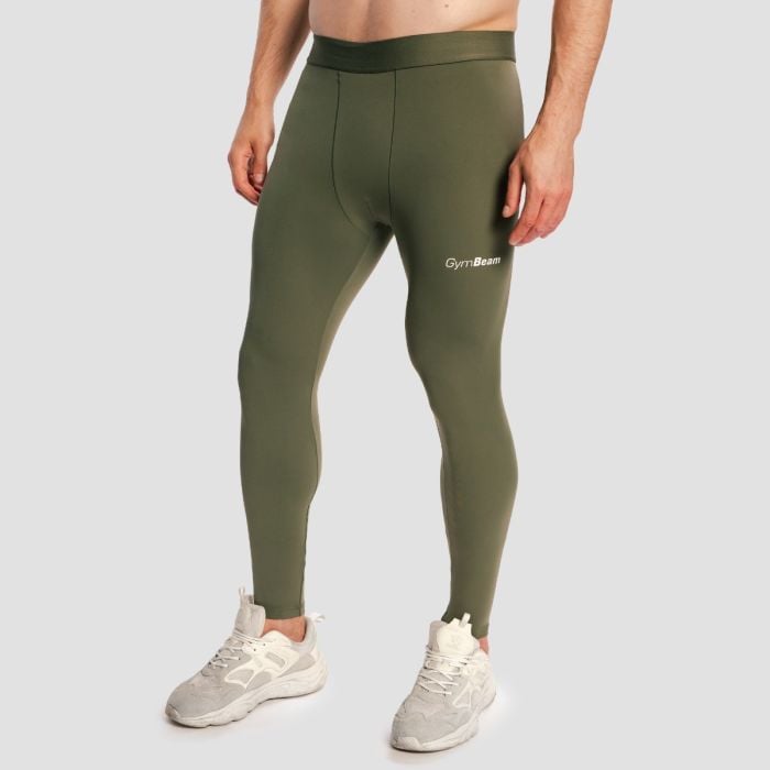 Combat férfi leggings Olive Grey - GymBeam L