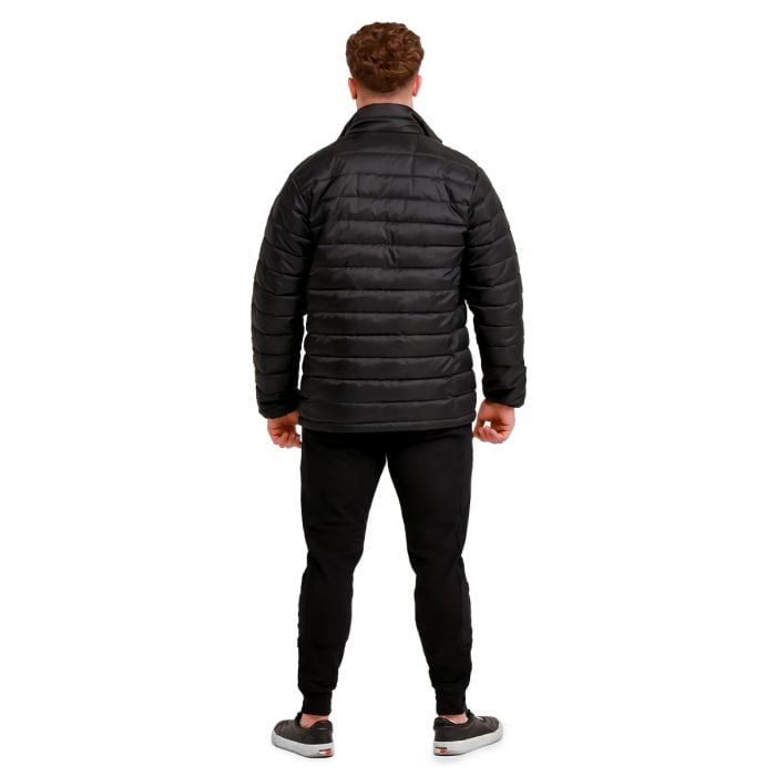 Puffer férfi kabát Black/Orange - GymBeam L
