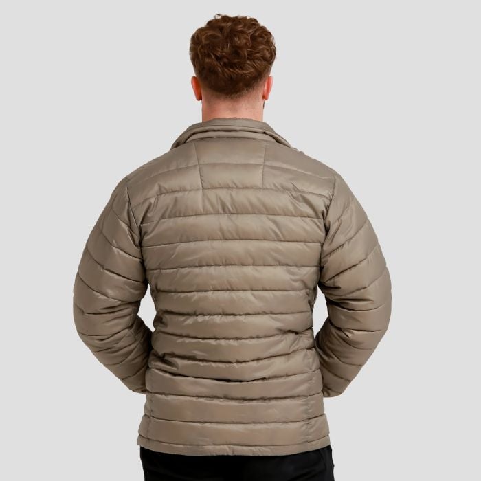 Puffer férfi kabát Vetiver/Black - GymBeam XXL