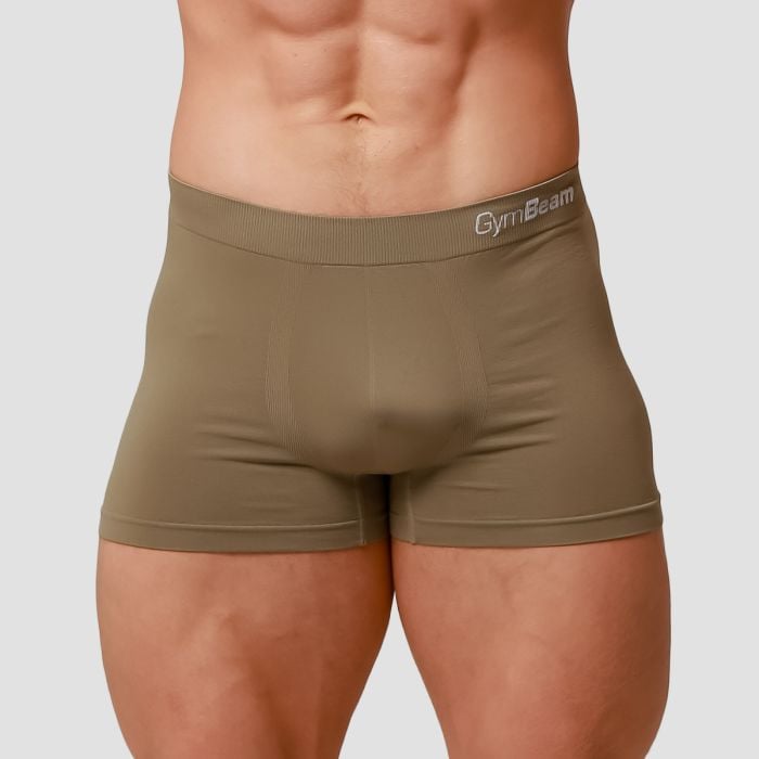 Varrásmentes férfi boxeralsó 2 Pack Army - GymBeam L